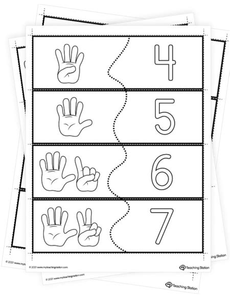 Finger Counting 1 10 And Number Writing Worksheet