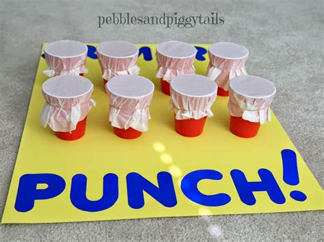Tissue Punch Game For Kids Making Life Blissful