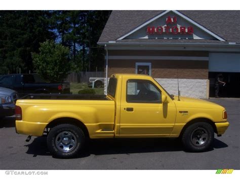 1996 Chrome Yellow Ford Ranger Splash Regular Cab 67962177 Photo 4