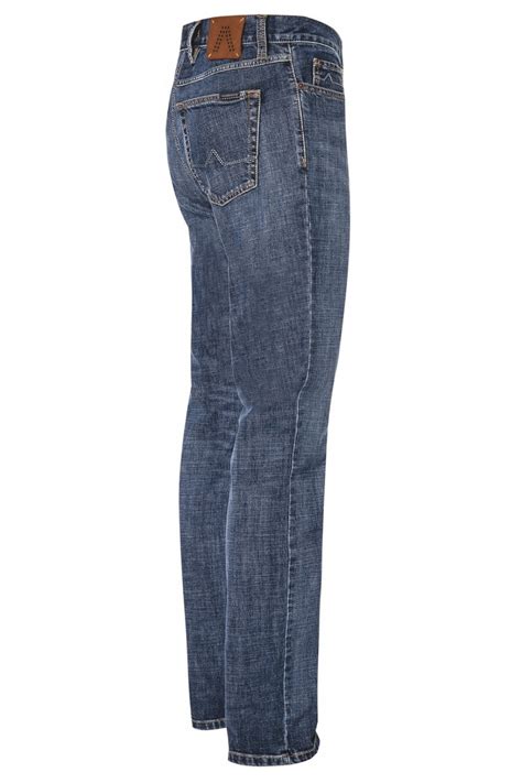 Alberto Jeans Pipe Light Blue Stone Washed