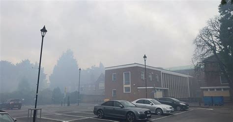 Weybridge Fire Footage From Scene Shows Area Still Filled With Smoke