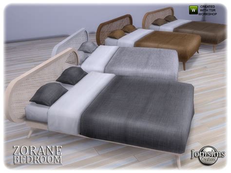 The Sims Resource Zorane Bedroom Bed