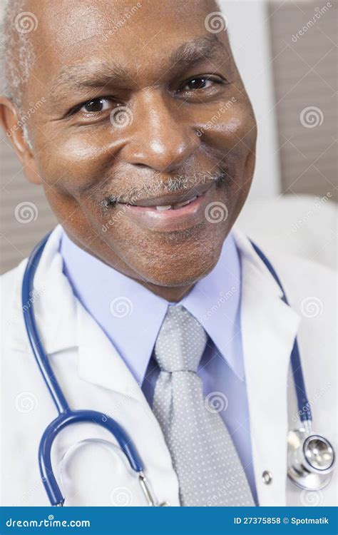 African American Man Doctor With Stethoscope Stock Photo Image Of