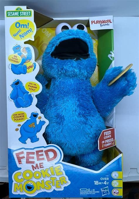Playskool Friends Sesame Street Feed Me Cookie Monster New Same Day