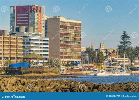 Punta Del Este Port Uruguay Stock Image Image Of South Uruguay