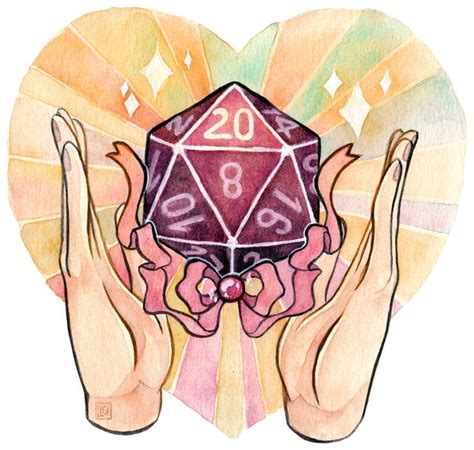 Magic D20 By Lisk Art On Deviantart Dungeons And Dragons Dice Art