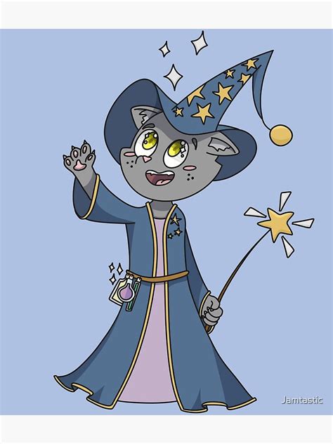 Wizard Cat Canvas Print For Sale By Jamtastic Redbubble