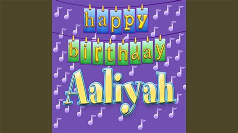 Happy Birthday Aaliyah Personalized Youtube