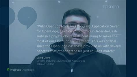 Teknions Migration Journey To Openedge 12 And The Advantages Youtube