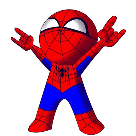 Spiderman Clipart Chibi Superheroes Chibi Png Free Transparent Images