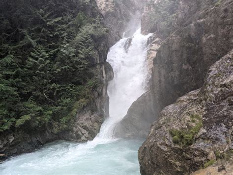 Bear Creek Falls Glacier National Park A Walk And A Lark