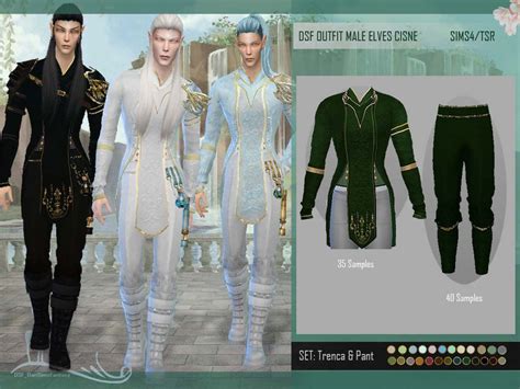 Dsf Outfit Male Elves Cisne The Sims 4 Catalog