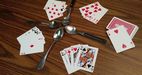 Each player tries to form matched sets consisting of groups of three or four of a kind, or sequences of three or more cards of the same suit. The Game of Spoons - 50 Campfires