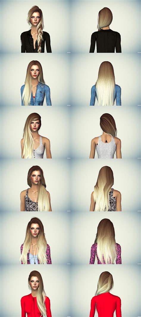 Sims 4 Cc Hair Ombre