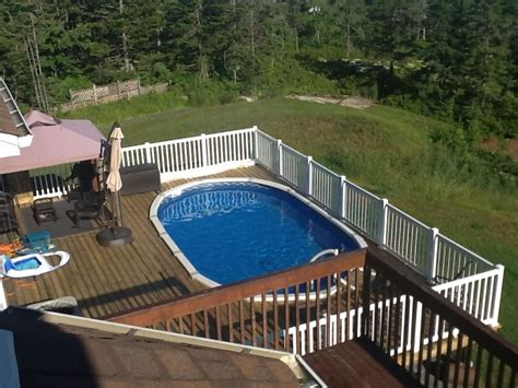 Oval Diy Above Ground Pool Deck 2021 Above Ground Pool Prices Average