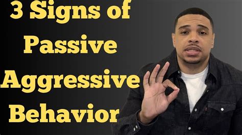 3 Signs Of Passive Aggressive Behavior In The Workplace Youtube
