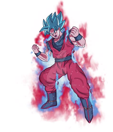 Goku super saiyan jine légendaire divain ultra puissant kaio ken. Goku SSJ Blue Kaioken by RoyA7X on DeviantArt
