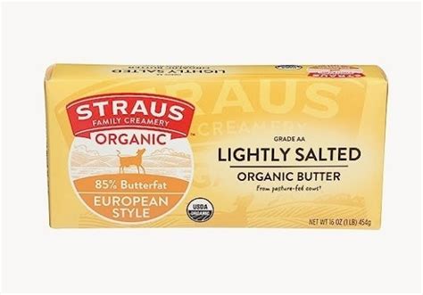 Butter Straus Organic Lightly Salted Butter 1lb Each Farmbox
