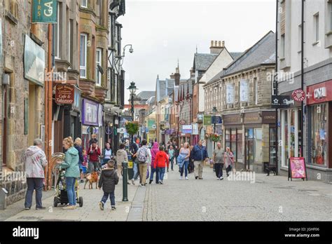 Fort William High Street And Town Centre Highland Scotland Uk Stock