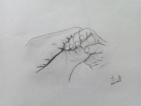 creative dad holding teen daughters hand sketch drawing for beginner sketch art drawing