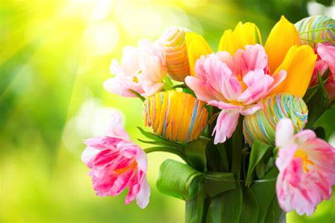 Easter Flowers Hd Images Photos With Quotes Messages
