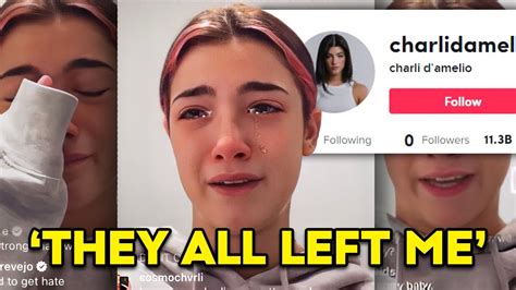 Charli DAmelio REACTS To Losing A Million Followers YouTube