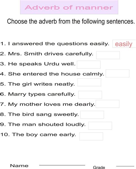 There are several types of how adverbs of manner are formed. Adverb of manner