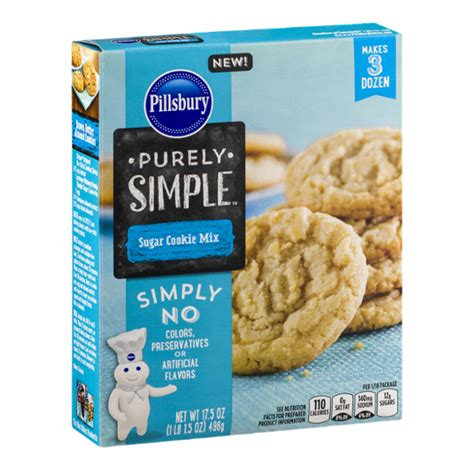 Eat or bake pillsbury ready to bake sugar cookie dough! Pillsbury Purely Simple Sugar Cookie Mix Reviews 2019