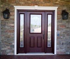 Lowe S Front Doors With SideLights Bing Images In 2020 Craftsman