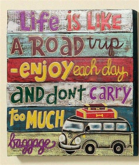 If you want to fly, you have to g. Road trip quotes image by Becky Day on Mixed media cards | Retro caravan, Hippie quotes