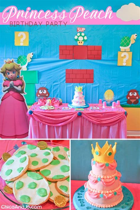 Super Mario Birthday Party Featuring Princess Peach Mario Birthday