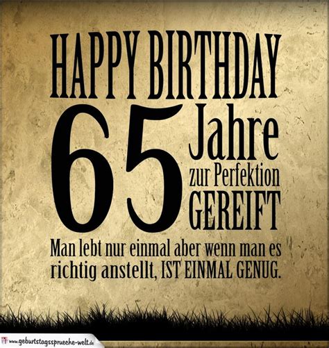 65 Geburtstag Retro Geburtstagskarte Geburtstagssprüche Welt