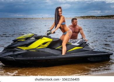 Attractive Couple Sexy Girl Shirtless Muscular Stock Photo Shutterstock