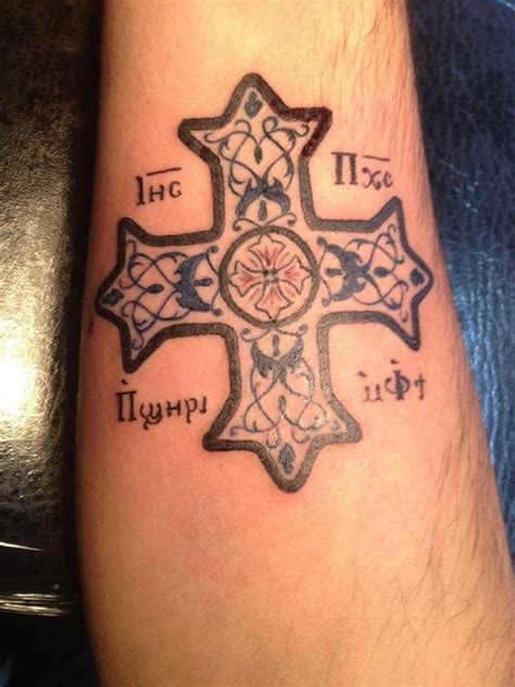 Even though having this tattoo makes it easier for those you meet to identify you as a christian, the copts carry it with pride. Coptic Cross Tattoo | Coptic Cross | Pinterest | Cross ...