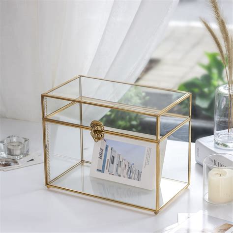 Diy Glass Card Box Wedding Home And Garden Reference