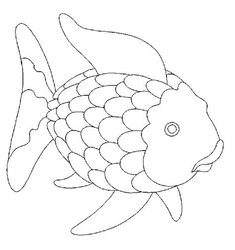 28 Free Printable Rainbow Fish Coloring Pages