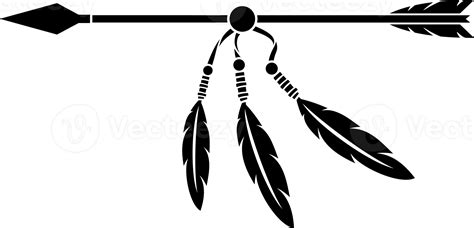 Native Indian Arrow And Feathers 8513445 Png