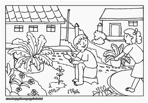 45 Nature Coloring Pictures For Kids Png Colorist