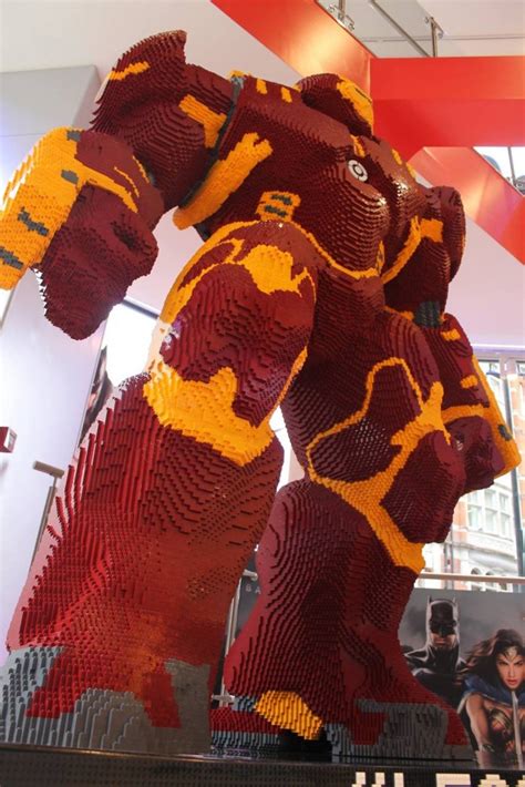 Life Size Lego Hulkbuster Iron Man Suit