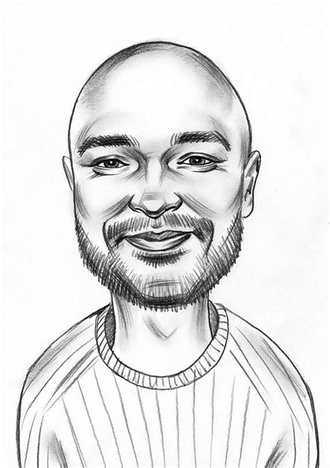 Custom Caricature For 1 Person Color Digital Caricature From Etsy