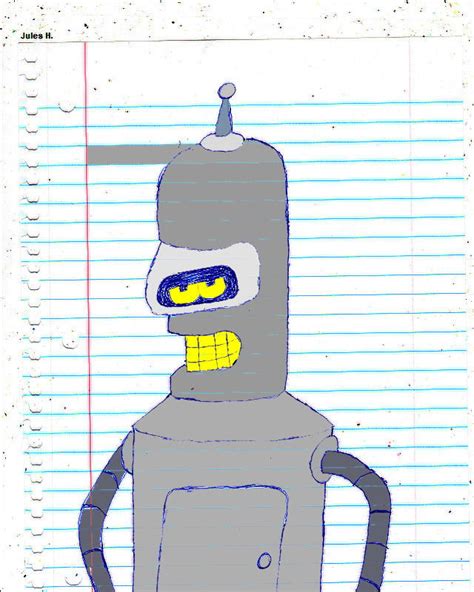 Bender Sketch Colored By Jules2005 On Deviantart