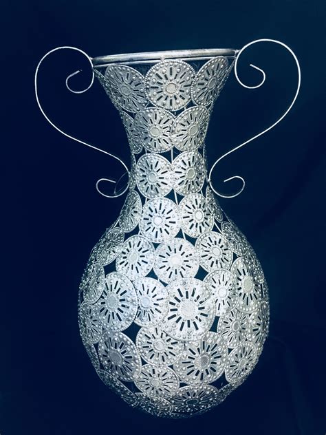 Decorative Silver Vase Momentum Decor Ts And Beyond