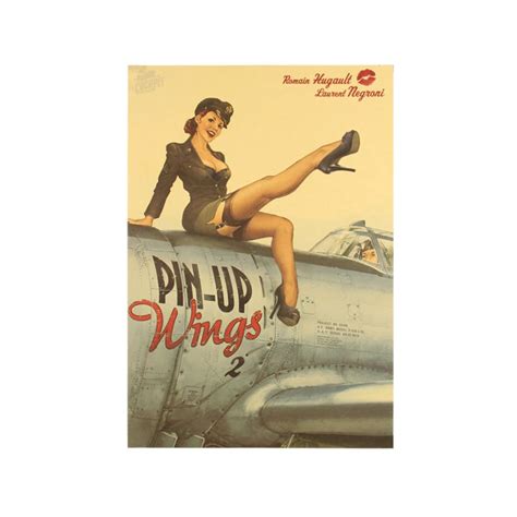 World War Sexy Pin Up Girl Kraft Paper Poster Classic Movie Home Wall