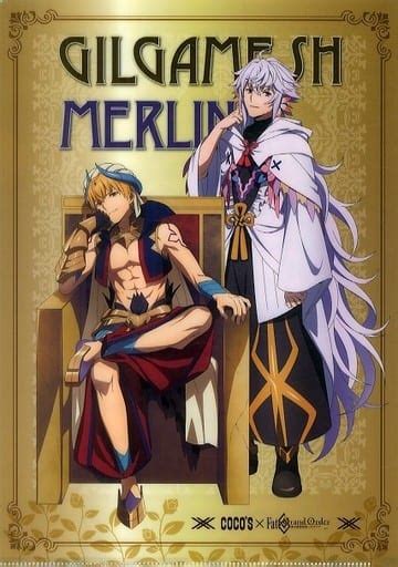 Secret Casters Gilgamesh And Casters Merlin A4 Drawn Clear File