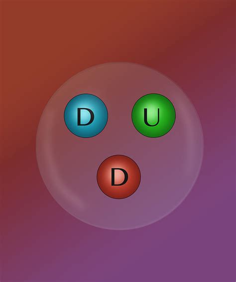 Neutron Quarks Illustration Photograph By Monica Schroeder Pixels