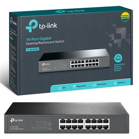 Tp Link Tl Sg1016d Switch Gigabit 16 Port For Business à Prix Pas Cher