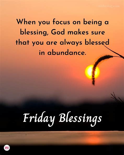 Positive Friday Blessings Images Wishes Pictures - Wisheslog