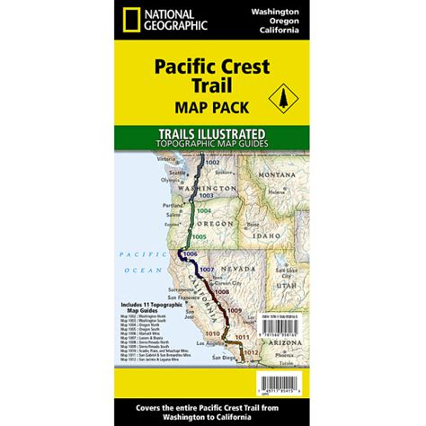 Pacific Crest Trail Map Pack Geographica