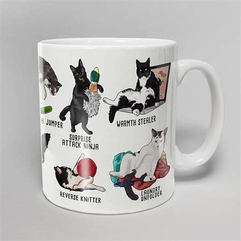 Cats Being Cats Mug Designed By Boo