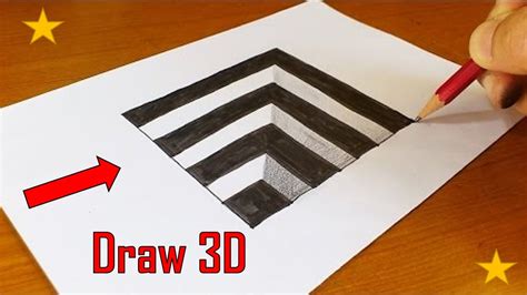 How To Draw 3 Awesome Optical Illusions Youtube